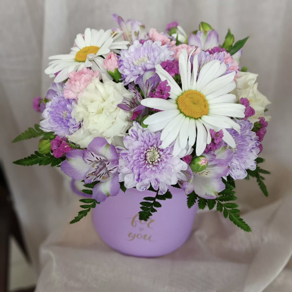 Композиция в коробке «Прекрасный день» в Коктебеле