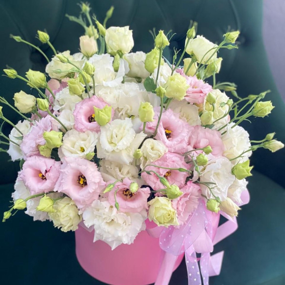 Композиция из эустом Нежное прикосновение в Коктебеле