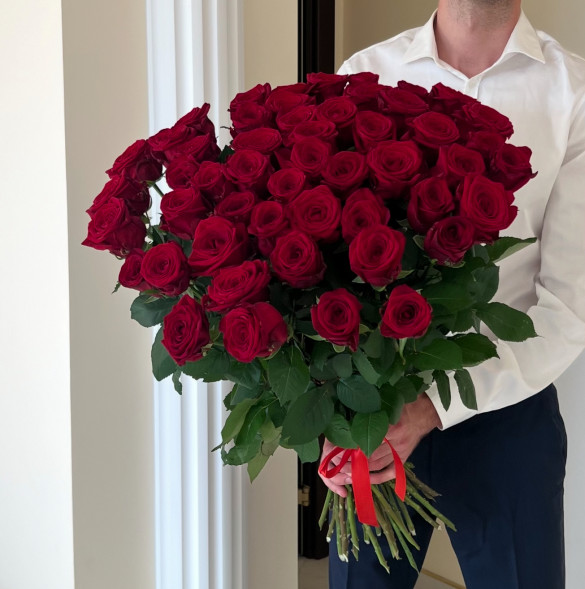 51 красная роза в Коктебеле